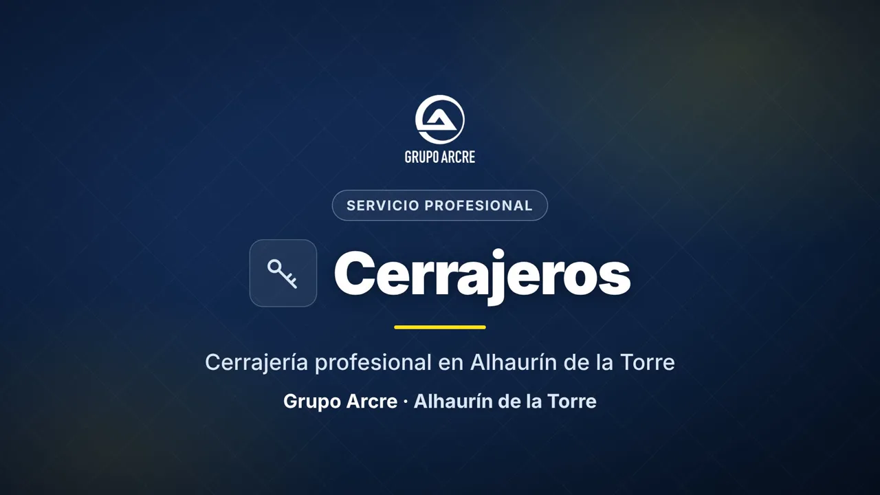 Cerrajería profesional en Alhaurín de la Torre