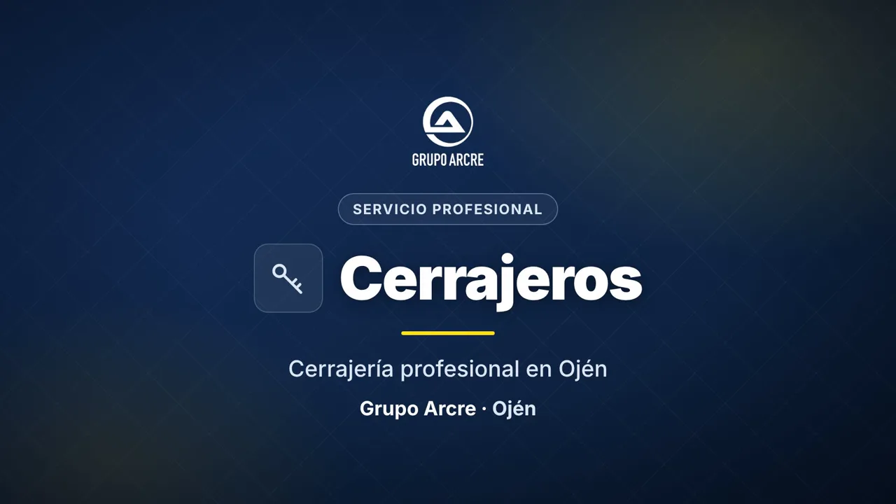 Cerrajería profesional en Ojén